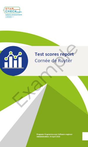 Test score report example 20190916